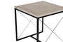 Hanah Home Juego de Mesas de Café Defne - Negro, Travertine
